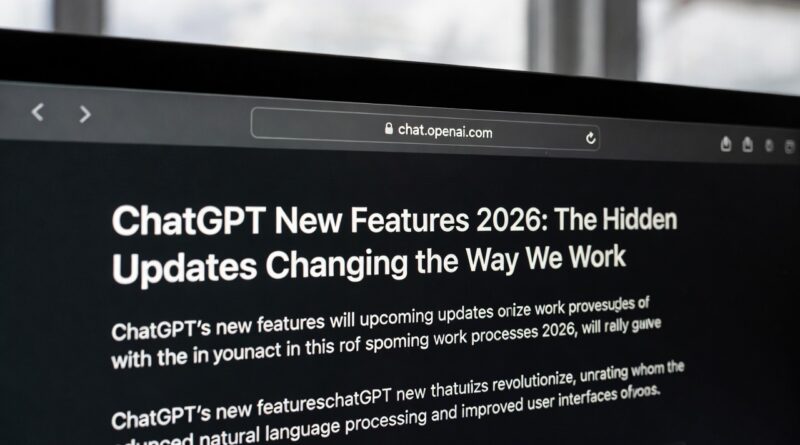 ChatGPT New Features 2026: The Hidden Updates Changing the Way We Work